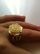 Bague Bohême.Jaune